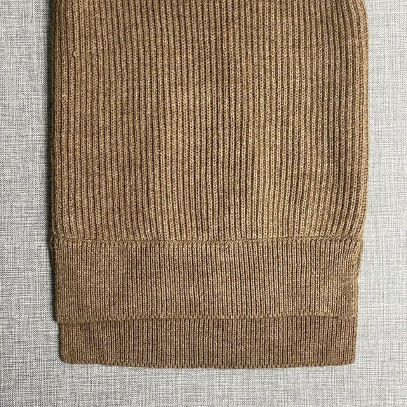 Salt Murphy Wool Sweater Womens Medium Brown Tan Top Sleeveless Alpaca Blend - Picture 4 of 11